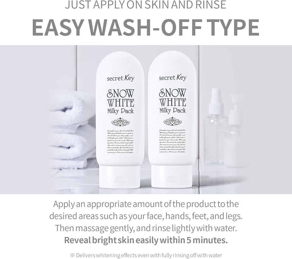 Secret Key Snow White Milky Pack 200g