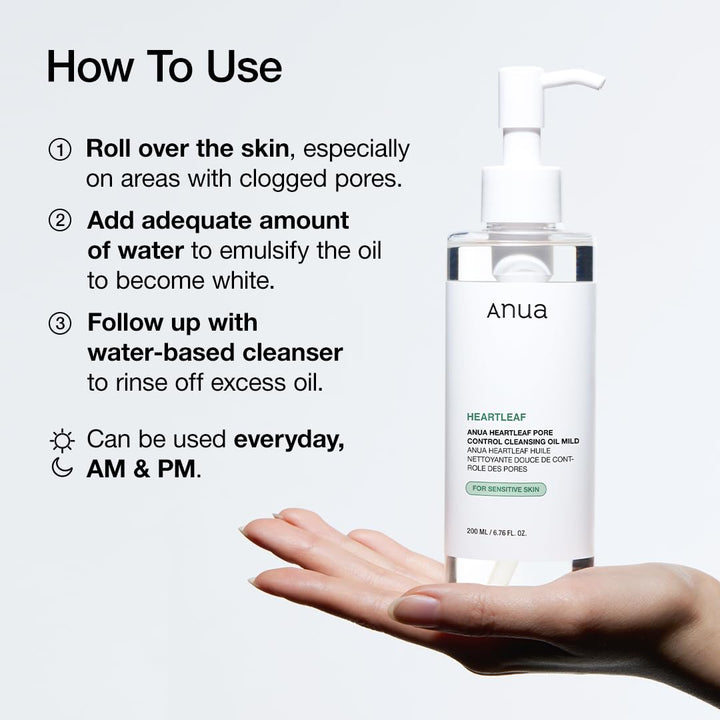 Heartleaf Pore Cleansing Oil MILD 200ml / 6.76 fl. oz.