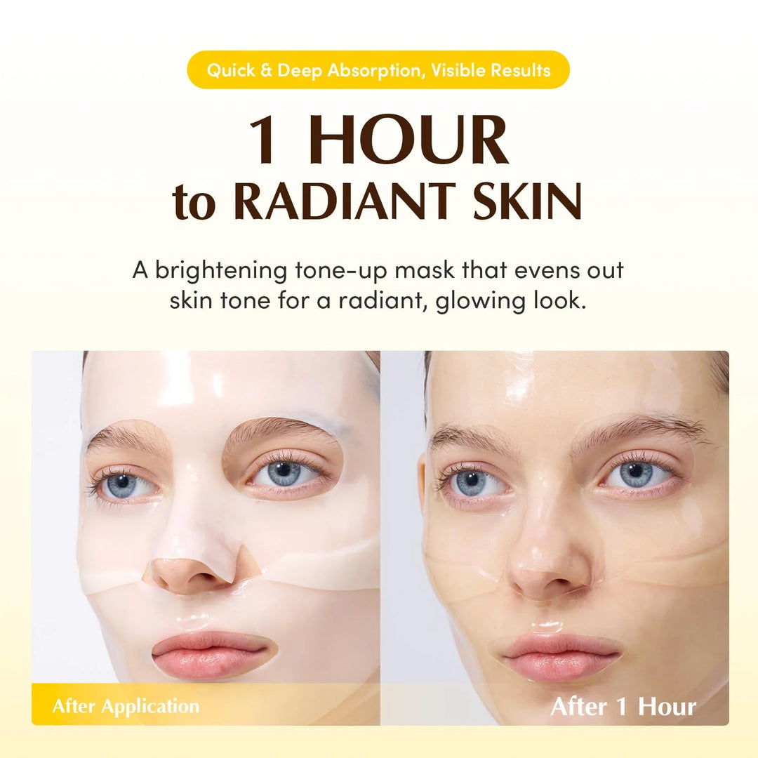 Bouncy Day Collagen Glow Up Hydrogel Mask 4pk