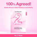 Numbuzin No.2 Rose PDRN Collagen Plumping Sheet Mask 4pks