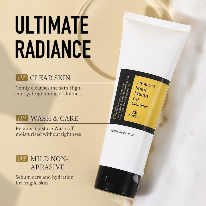 Cosrx Snail Mucin Gel Cleanser 150ml