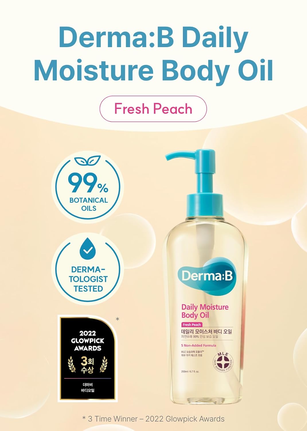 Daily Fresh Moisture Body Oil 200ml