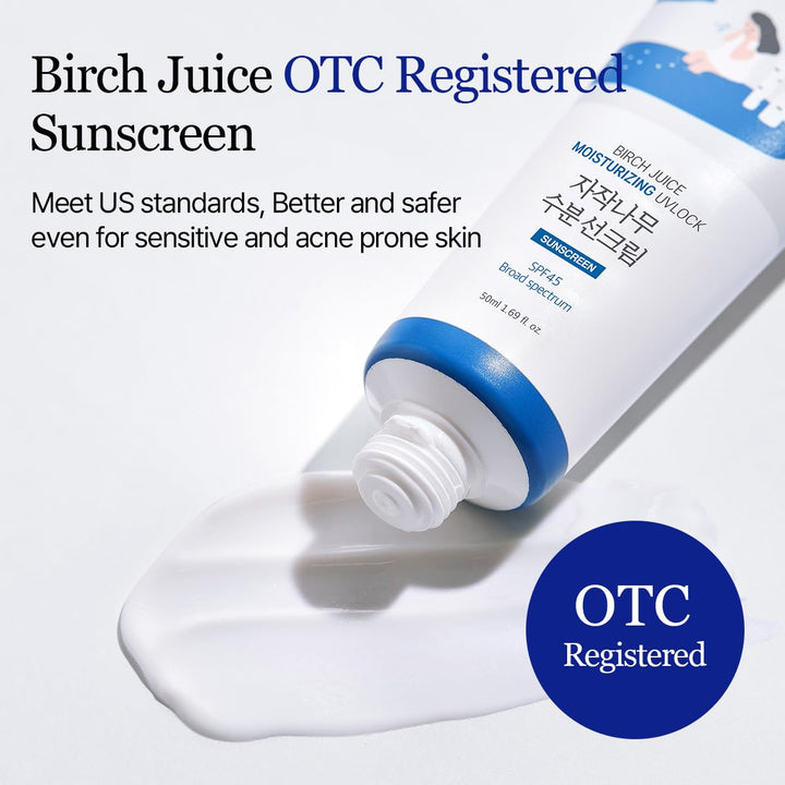 Birch Juice Moisturizing Sunscreen SPF 45+ / PA++++ 10ml
