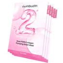 Numbuzin No.2 Rose PDRN Collagen Plumping Sheet Mask 4pks