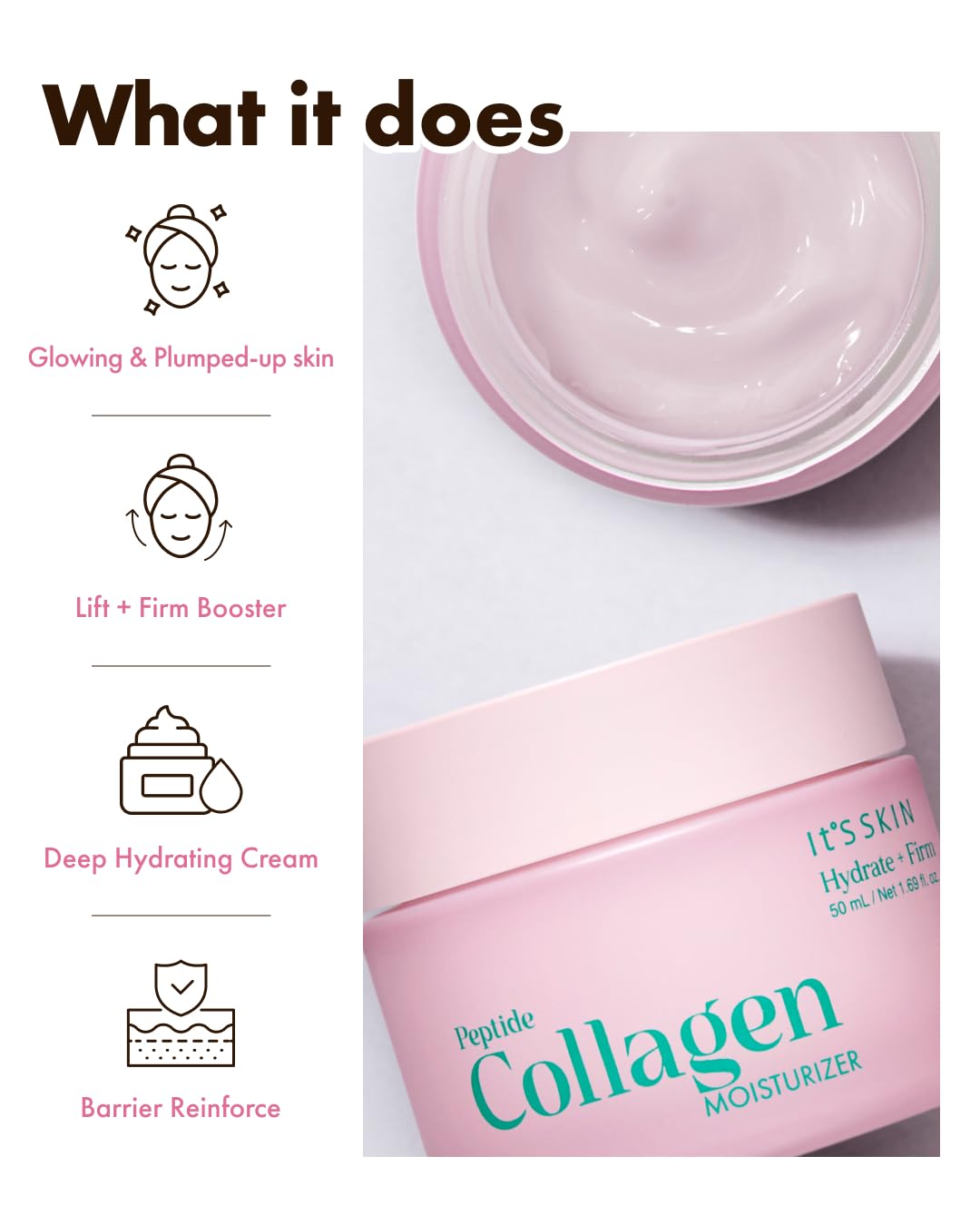 Hydrate Firm Peptide Collagen Moisturizer 50ml