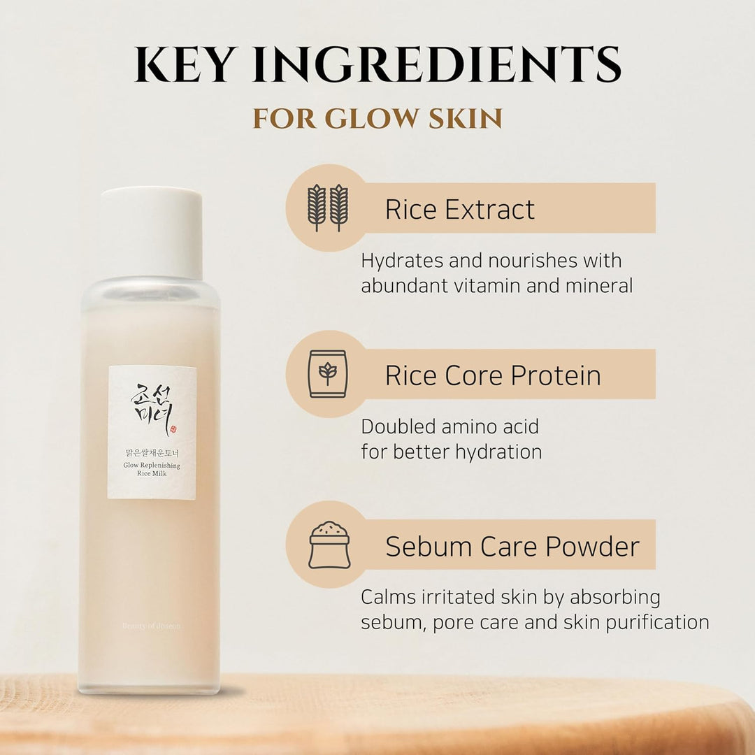 Glow Replenishing Rice Milk 150ml, 5.07 fl.oz