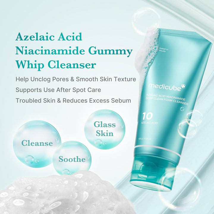 Medicube Azelaic Acid Niacinamide Deep Clean Foam Cleanser
