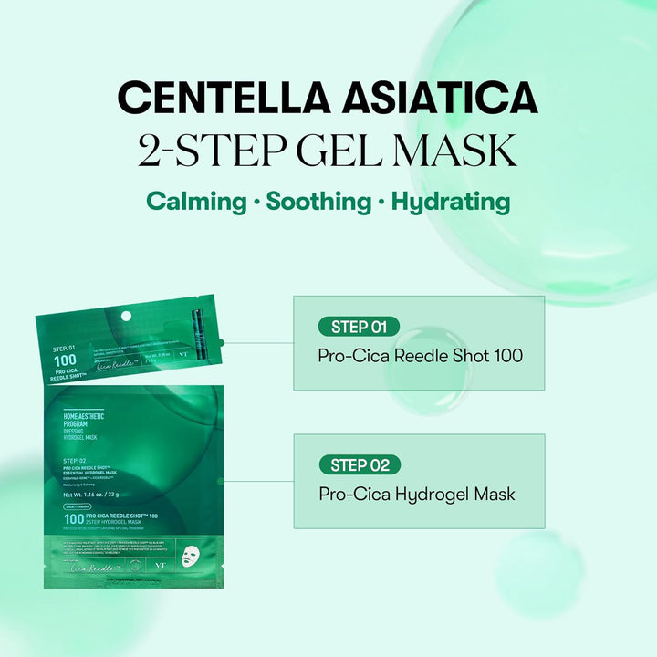 Pro Cica Reedle Shot 100 2-Step Hydrogel Mask 1ea