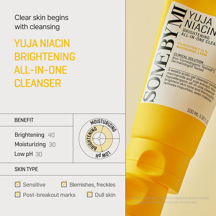 Yuja Niacin Brightening All in One Cleanser 100ml / 3.38 oz