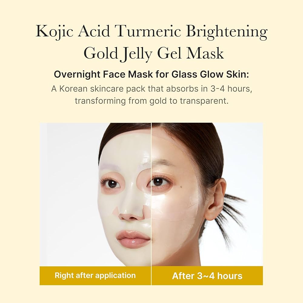 Medicube Kojic Acid Turmeric Brightening Gel Mask 4 Sheets