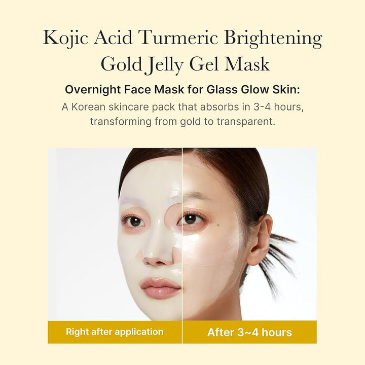Medicube Kojic Acid Turmeric Brightening Gel Mask 4 Sheets