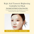 Medicube Kojic Acid Turmeric Brightening Gel Mask 1 Sheets