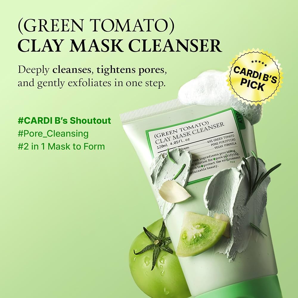 Fully Green Tomato Clay Mask Cleanser