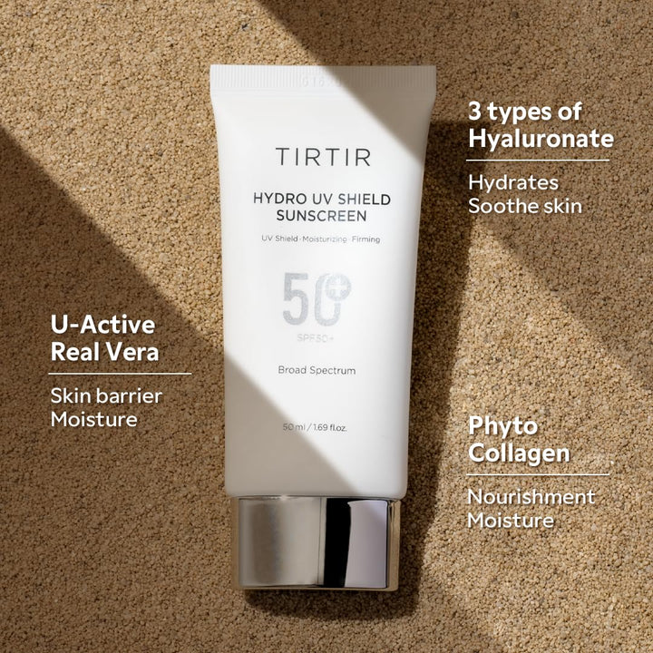 Hydro UV Shield Sunscreen | SPF 50+ UVA/UVB Protection 1.69 fl. oz. / 50ml
