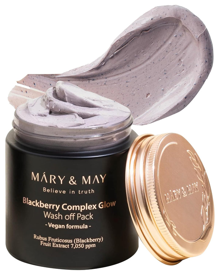 Vegan Blackberry Complex Glow Wash Off Mask 4.23 fl. oz. / 125ml