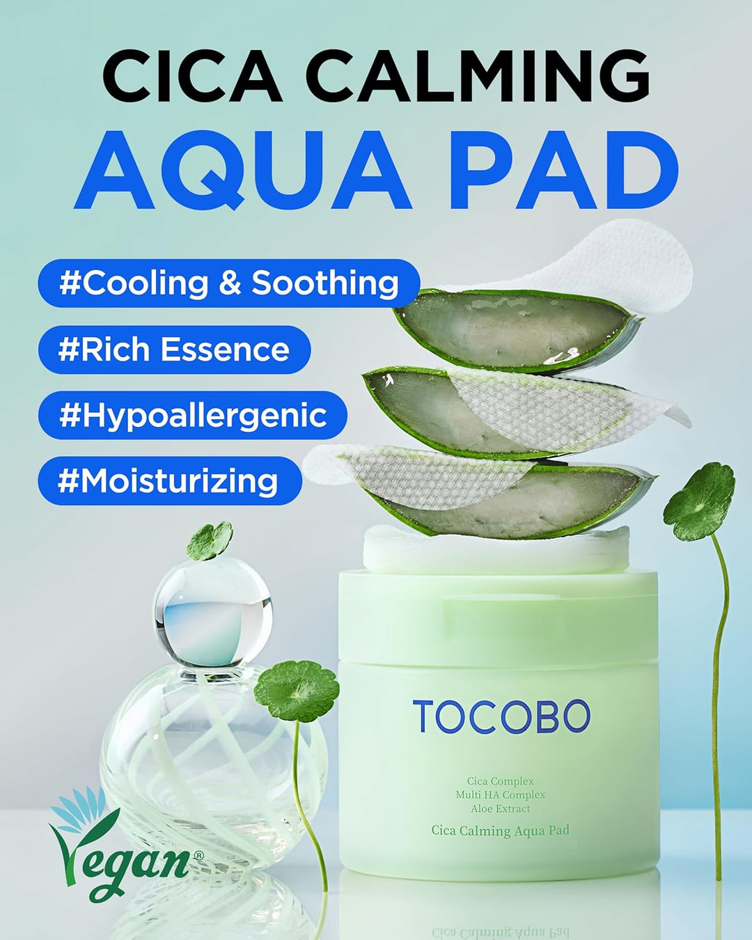 CICA Calming Aqua Toner Pad 60 Pads