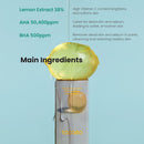 Tocobo AHA BHA Lemon Facial Toner 5.07 fl oz / 150 ml