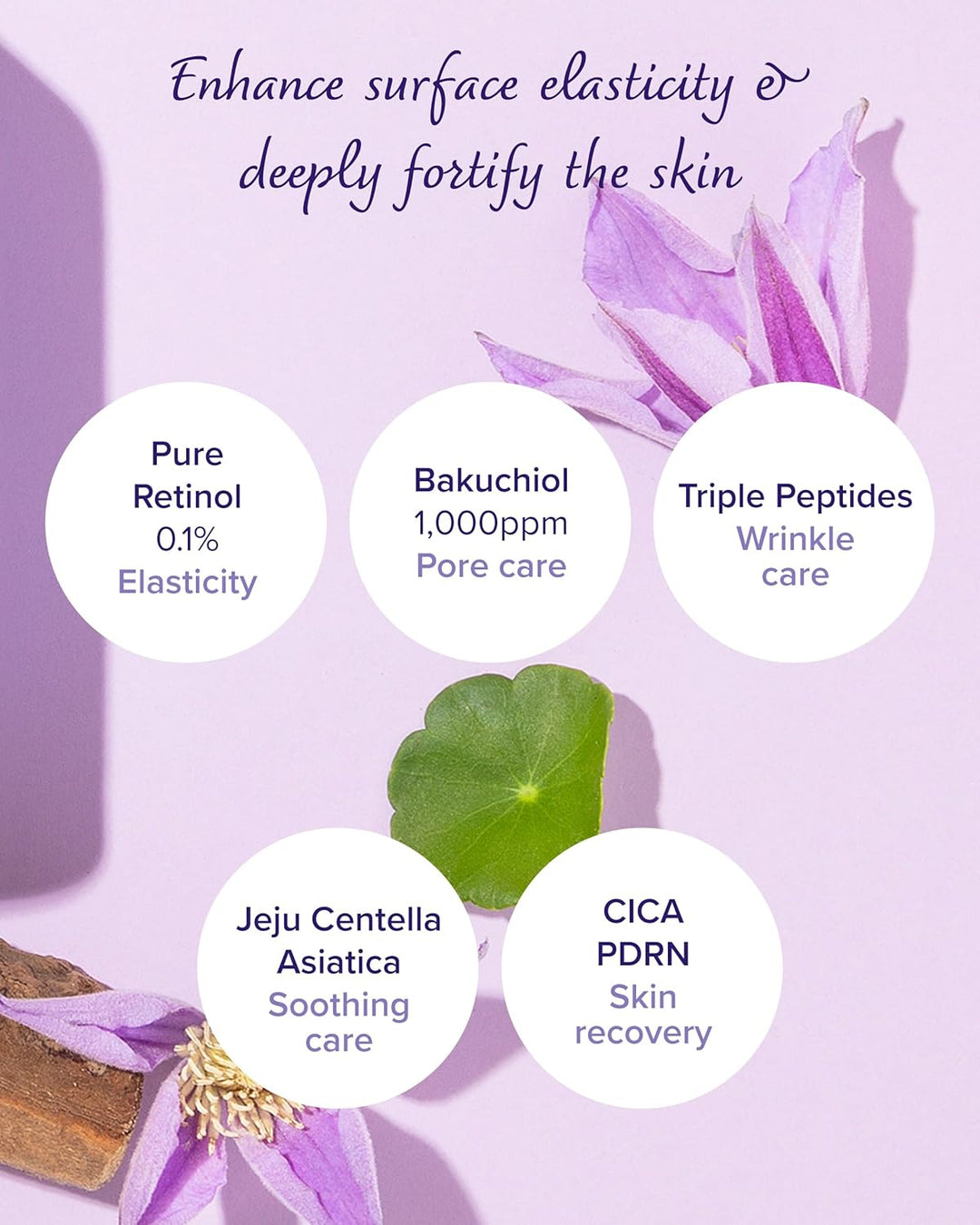 Retinol 0.1% Bakuchiol Cica Serum 80ml / 2.7 fl. oz.