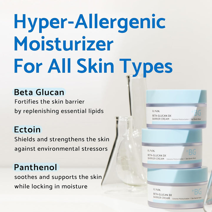Beta-Glucan Non-Sticky Deep Moisture Hydration 3x Barrier Cream 50ml / 1.69 fl. oz.