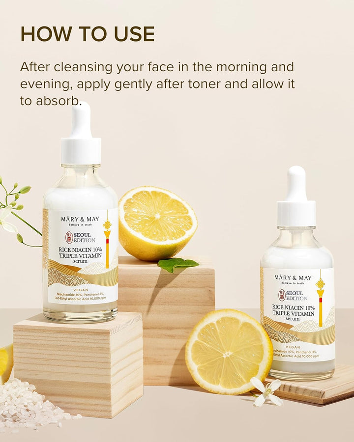 Rice Niacin 10% Triple Vitamin Serum 80ml / 2.7 fl. oz.