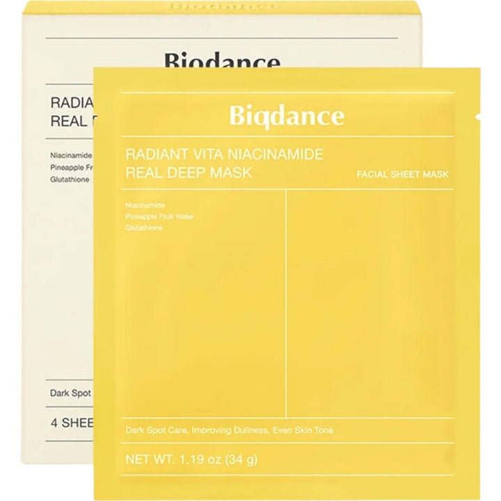 Radiant Vita Niacinamide Real Deep Mask 4ea