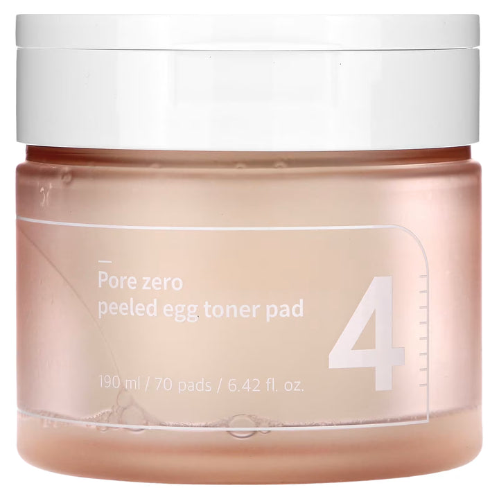 No.4 Pore Zero Peeled Egg Toner Pad 60 Pads / 6.42 fl. oz