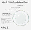 AHA BHA PHA Centella Facial Toner 5.41fl. oz. / 160ml