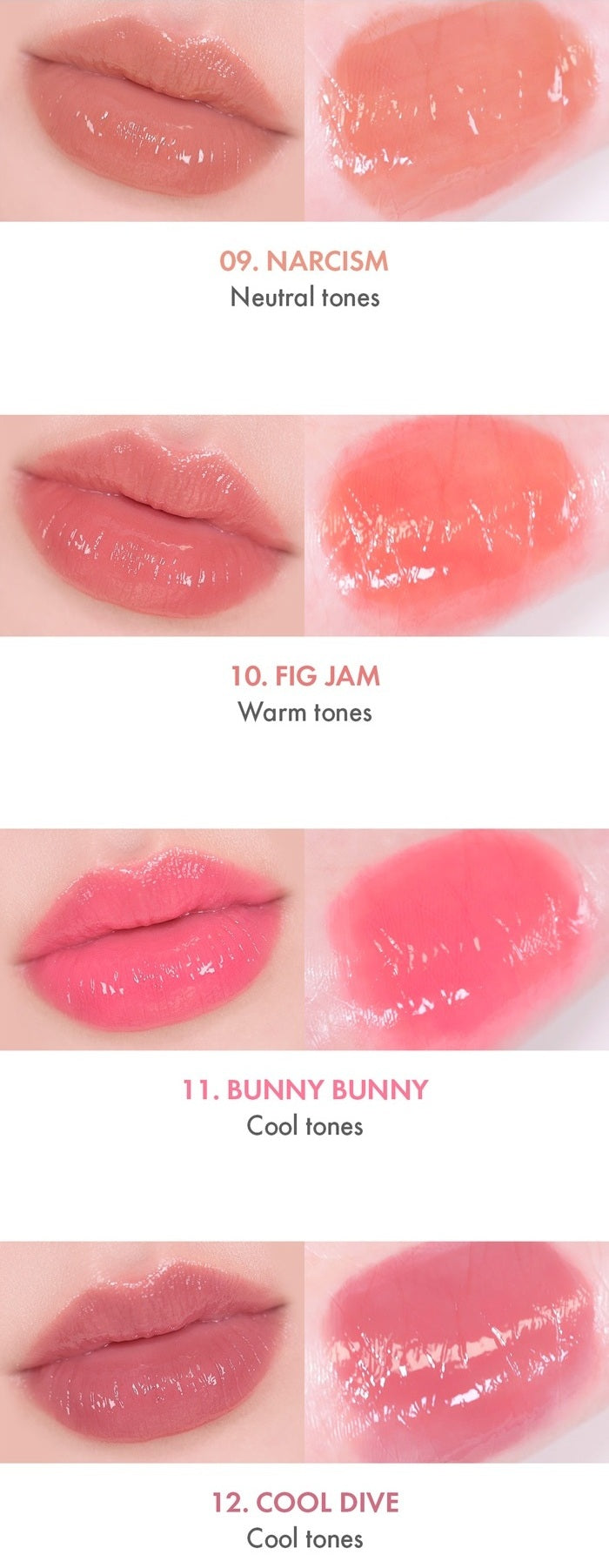 Amuse Lip Jelly + Gloss + Tint