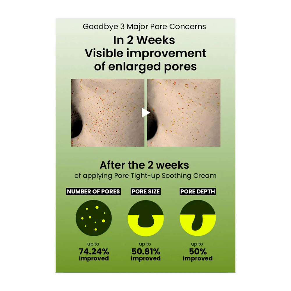 Mung Bean Pore Tight-Up Soothing Cream 60ml