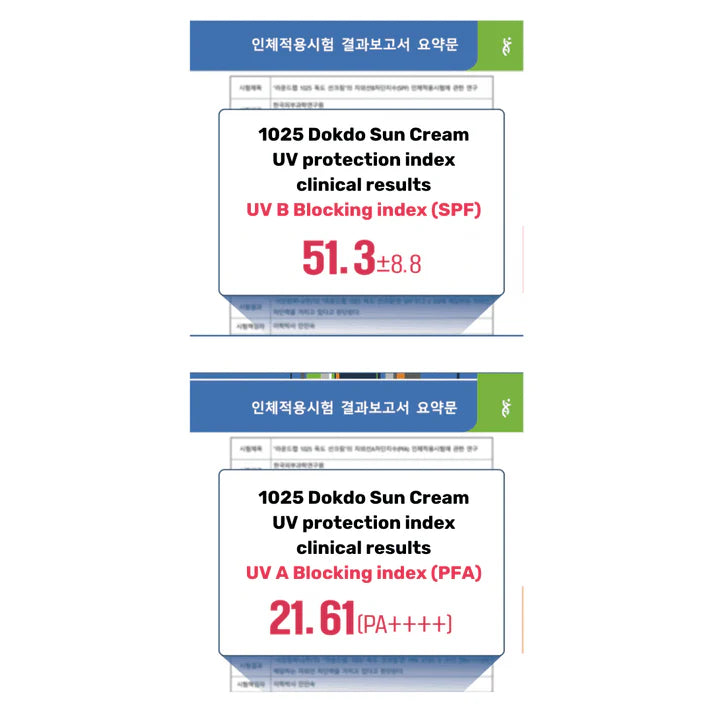 1025 Dokdo Sunscreen SPF50+ PA ++++ 50ml / 1.69 fl. oz.