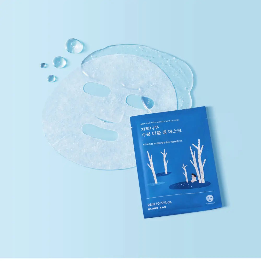 Round Lab Birch Moisturizing Double Gel Mask 10 PK