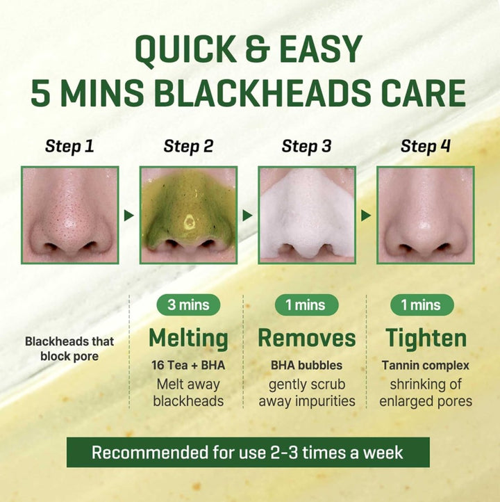 Bye Bye Blackhead 30 Days Miracle Green Tea Tox Bubble Cleanser 120ml / 4.23 oz