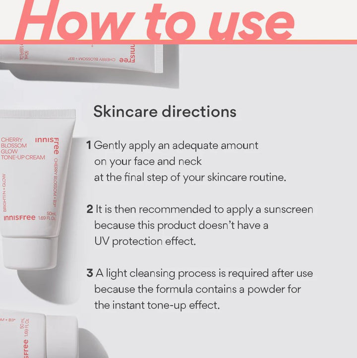 Cherry Blossom Glow Tone-Up Cream 50ml / 1.69 fl. oz