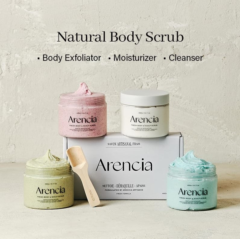 Fresh Cloud Sea Salt Body & Scalp Scrub Lavender & Pear 260ml / 9.17 oz.