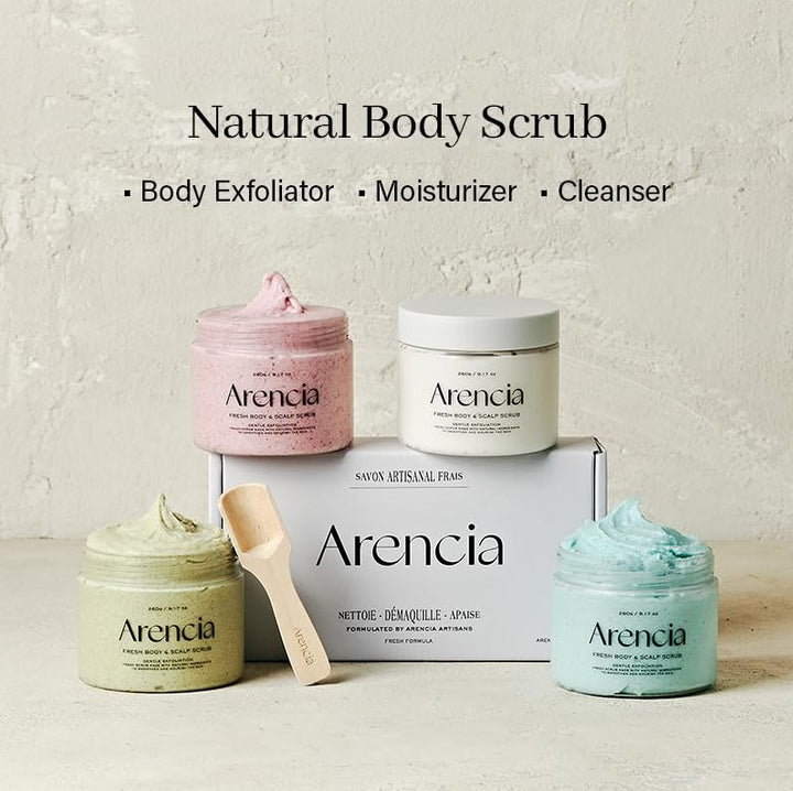 Fresh Cloud Sea Salt Body & Scalp Scrub Lavender & Pear 260ml / 9.17 oz.
