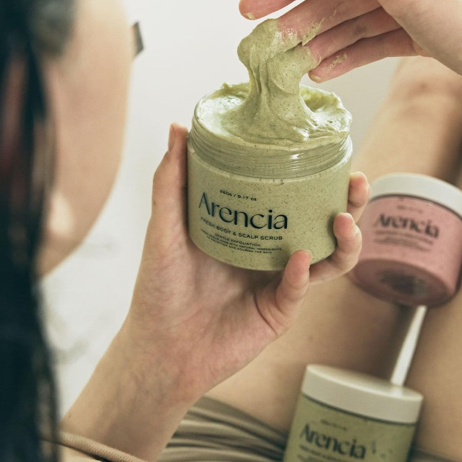 Fresh Cloud Sea Salt Body & Scalp Scrub Lavender & Pear 260ml / 9.17 oz.
