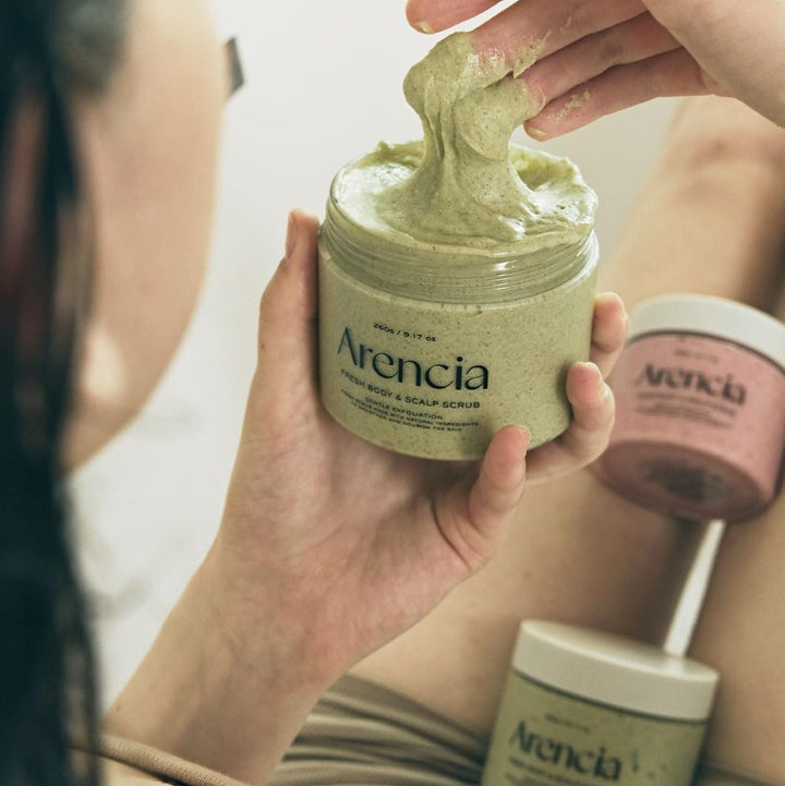 Fresh Cloud Sea Salt Body & Scalp Scrub Lavender & Pear 260ml / 9.17 oz.