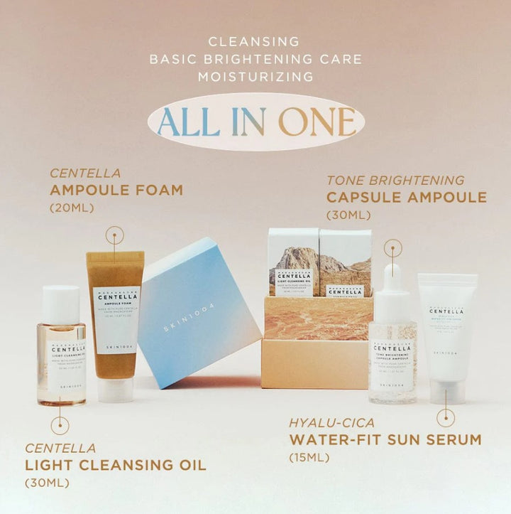 Madagascar Centella Daily Essentials Kit 4 Set