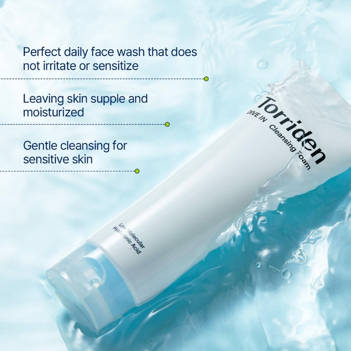 DIVE IN Cleansing Foam Face Wash 150ml / 5.07 fl.oz.