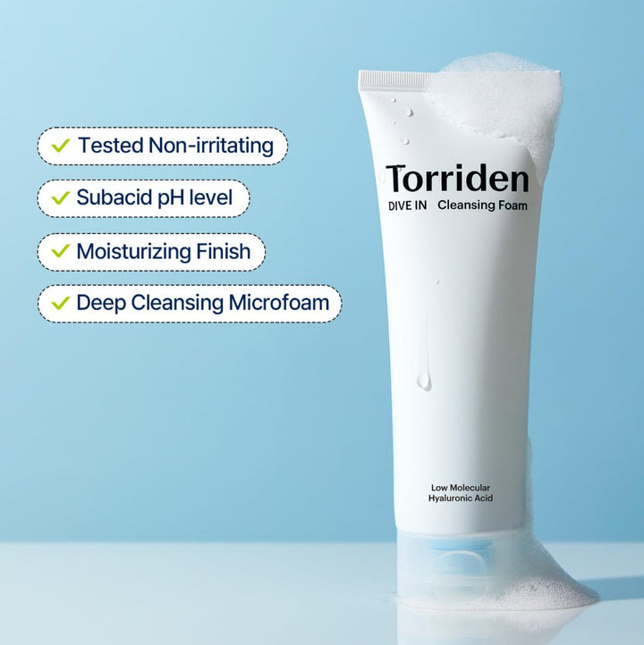 DIVE IN Cleansing Foam Face Wash 150ml / 5.07 fl.oz.