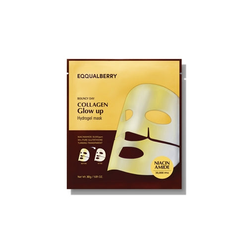 Bouncy Day Collagen Glow Up Hydrogel Mask 4pk