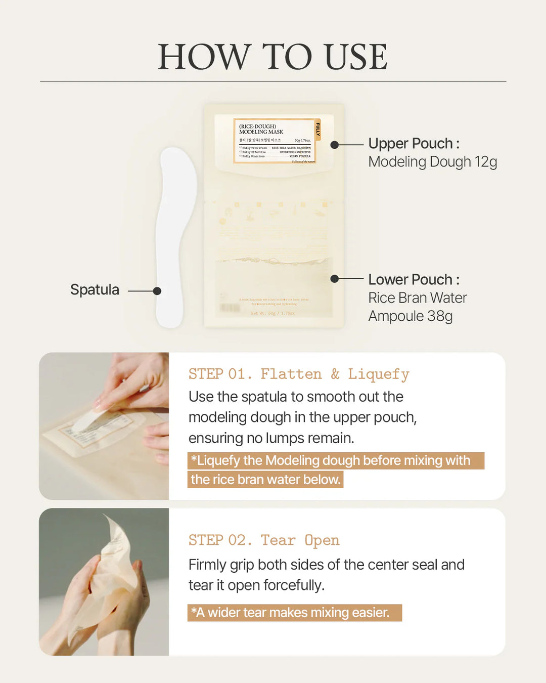 Fully Rice Dough Modeling Mask 4