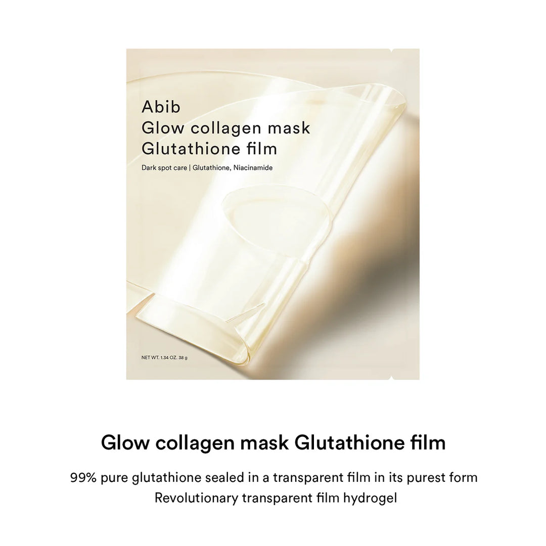 Abib Glow Collagen Glutathione Mask 4pk