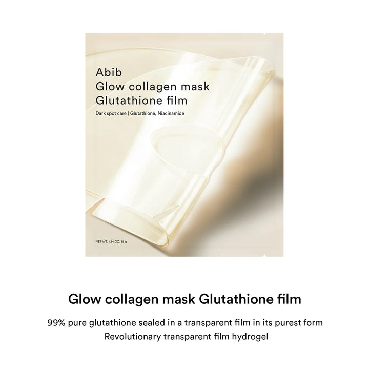 Abib Glow Collagen Glutathione Mask 4pk