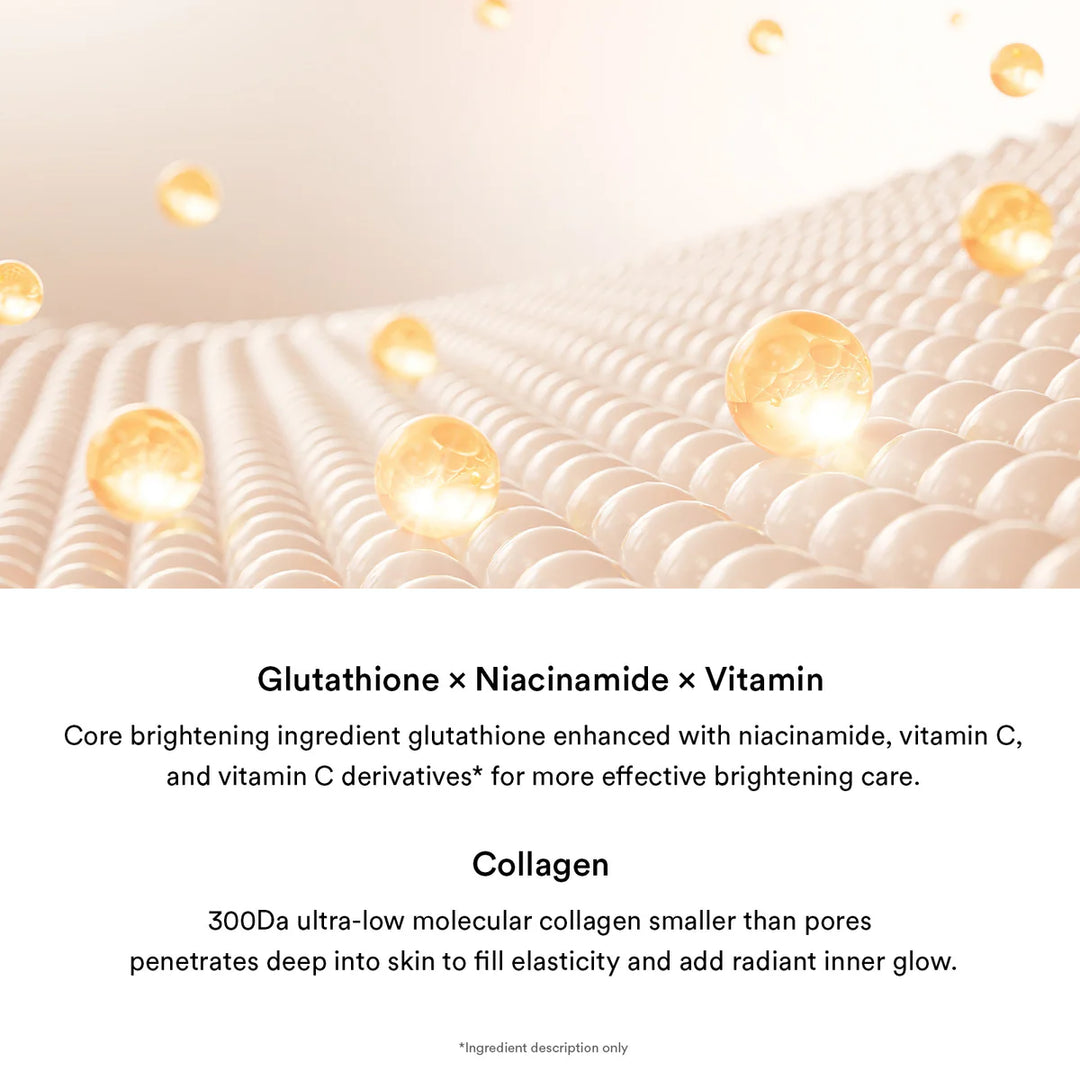 Abib Glow Collagen Glutathione Mask 4pk