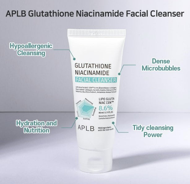 Glutathione Niacinamide Facial Cleanser 2.71fl. oz.