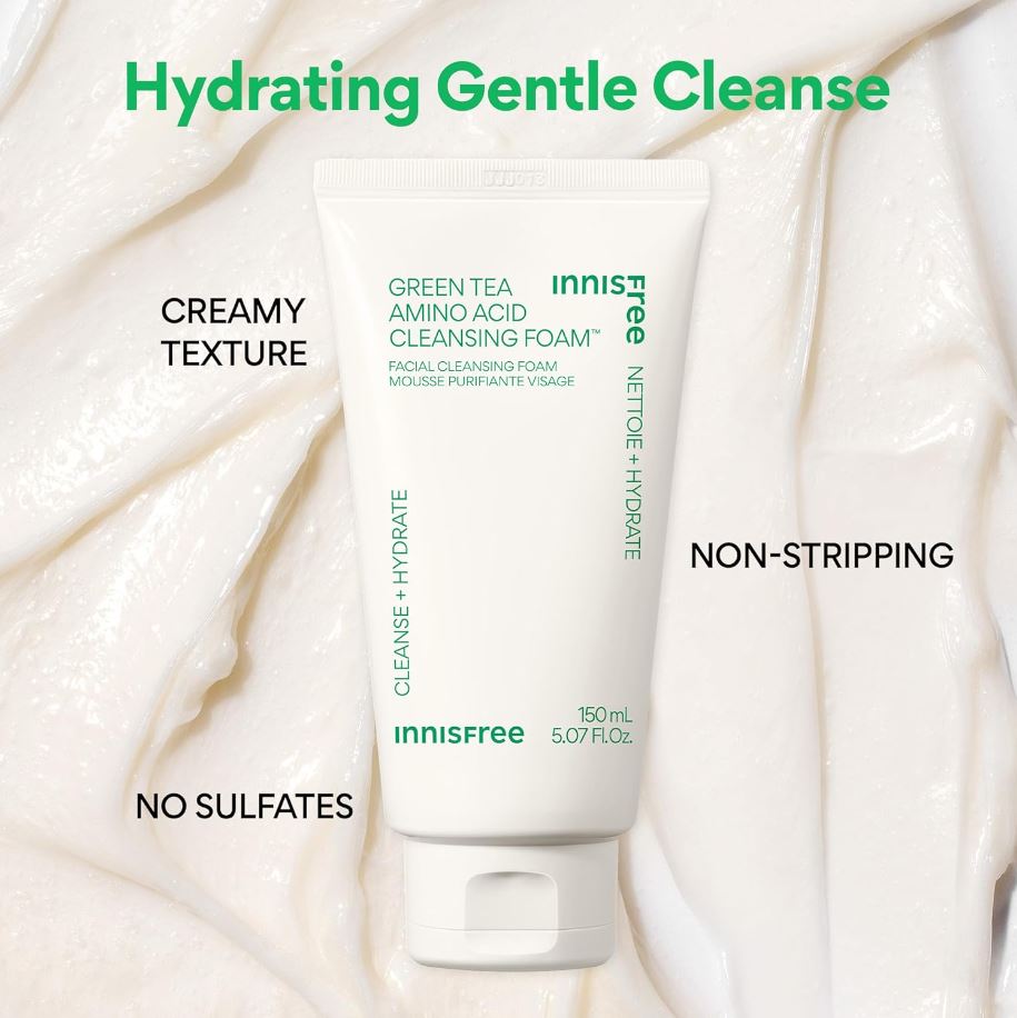 Green Tea Amino Acid Cleansing Foam 150ml / 5.07 fl. oz.