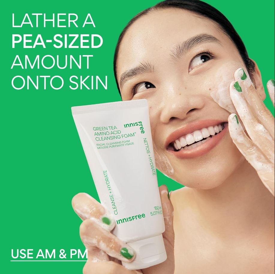 Green Tea Amino Acid Cleansing Foam 150ml / 5.07 fl. oz.