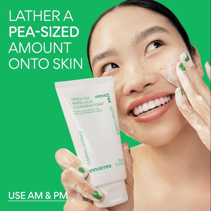 Green Tea Amino Acid Cleansing Foam 150ml / 5.07 fl. oz.