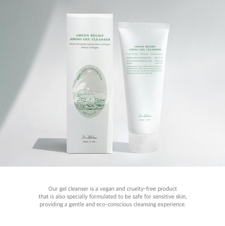 Pure Green Relief Amino Gel Cleanser 100ml / 3.38 Fl Oz
